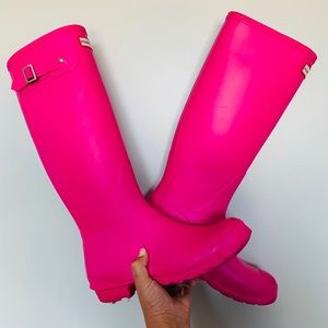 Hunter Original Matte Fuscia Boots